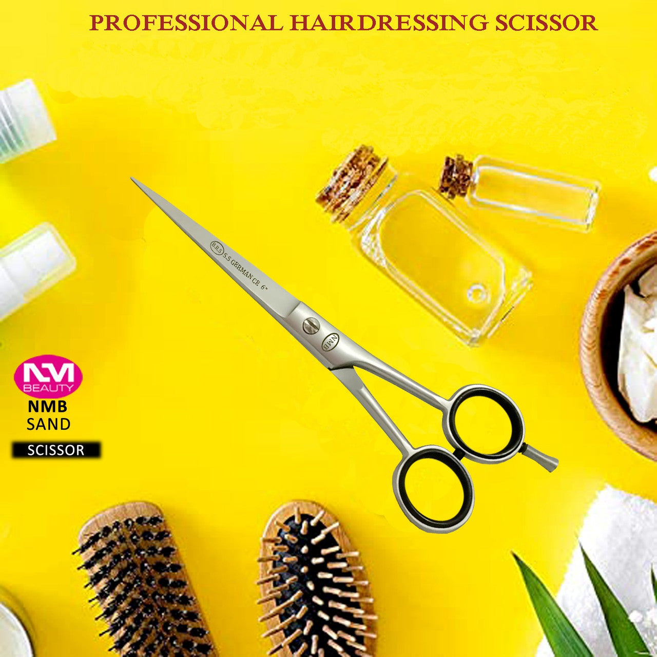 Gool Matti Barber Scissors 6'' BRS German with Comb- Next Day Delivery