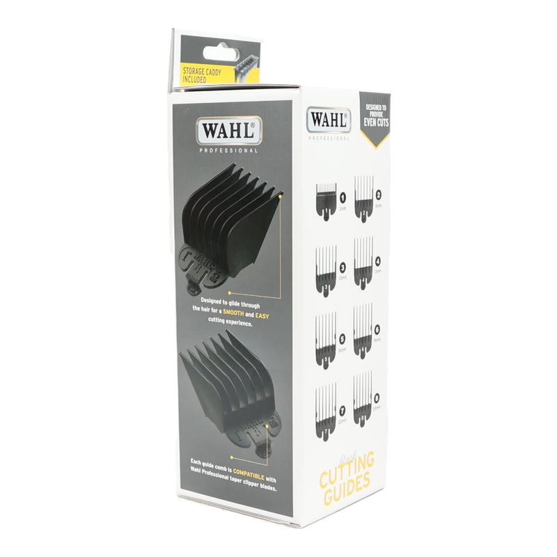Wahl • Plastic Clipper Attachment Comb Guards Set Black 3170•801