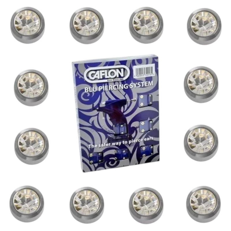 Caflon - Stud Earrings Regular April Birthstones 12pk