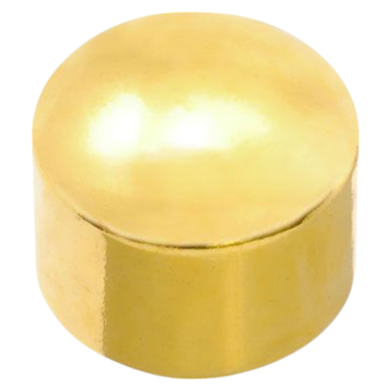 Caflon - Stud Earrings Gold Plated Regular Plain Ball