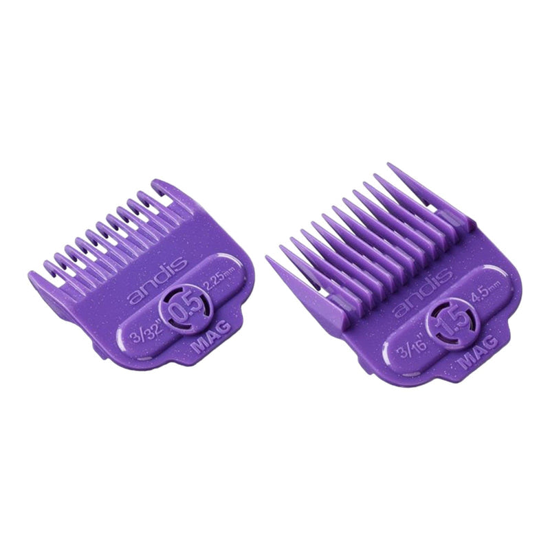 Andis • Single Magnetic Comb Set • Dual Pack 0.5 & 1.5 AS66560
