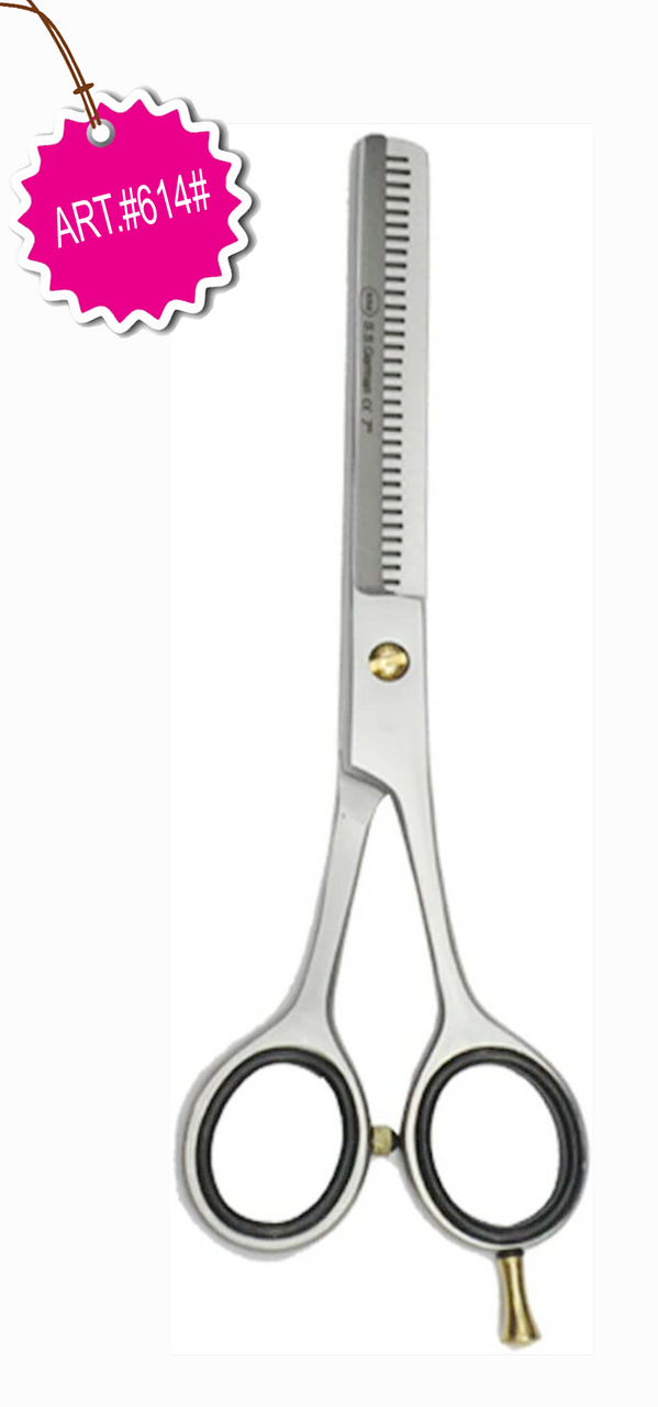 NMB Hair Thinning Scissors 6.5 Inch Square Pattern Barber