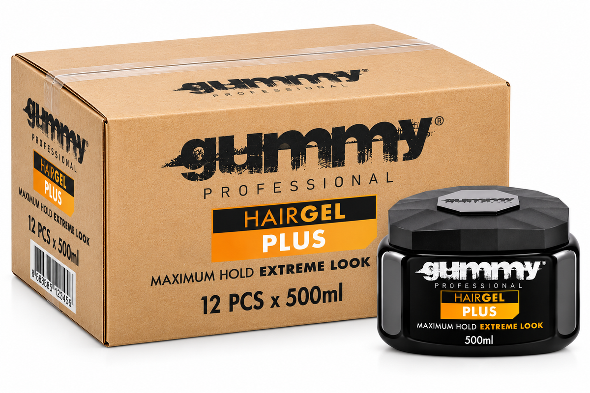 Gummy Professional Hair Gel Plus 500ml – Maximum Hold Extreme Look