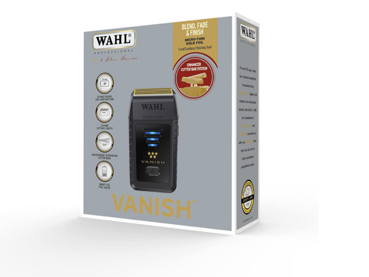 Wahl Professional 5-Star Cordless Vanish Foil Shaver Finishing Tool 8173-830- Next Day Delivery