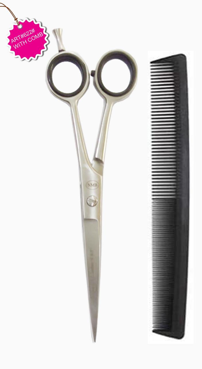 NMB Hair Cutting Scissors 6.5 Inch Round Pattern Scissor