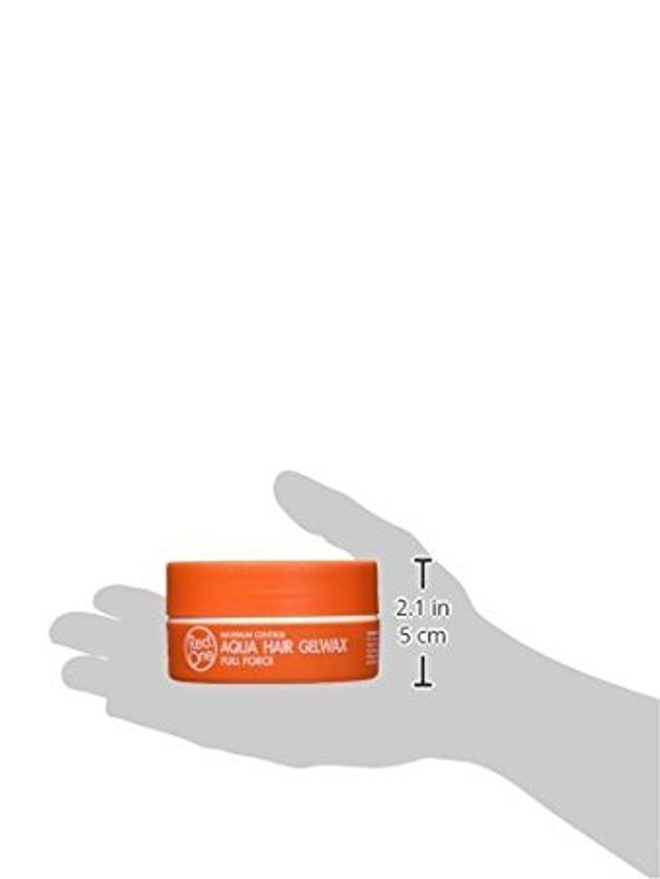 Red One Maximum Control Gel Aqua Hair Wax Full Force Orange 150 mL