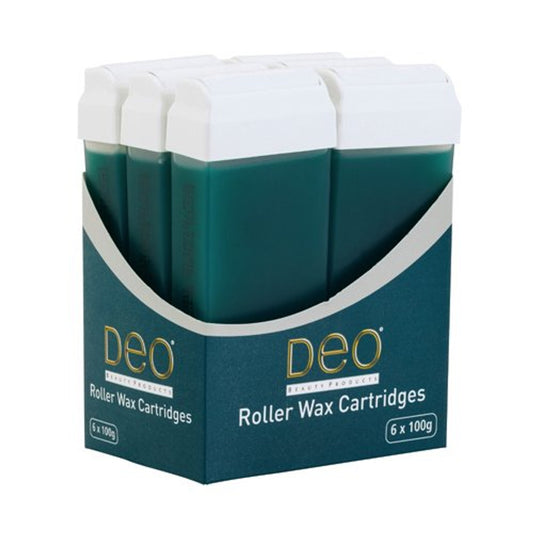 DEO ROLLER WAX CARTRIDGE 100ML – TEA TREE Pack OF 6 Pcs- Next Day Delivery