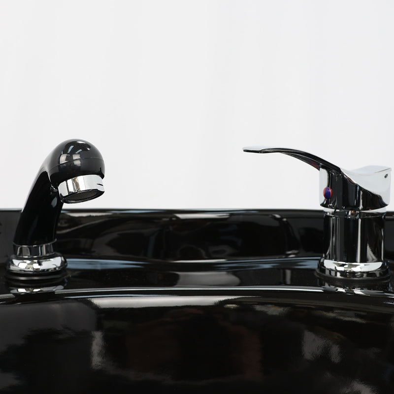 Backwash Chair • Sleek Comfort Basin Adjustable Chair Black