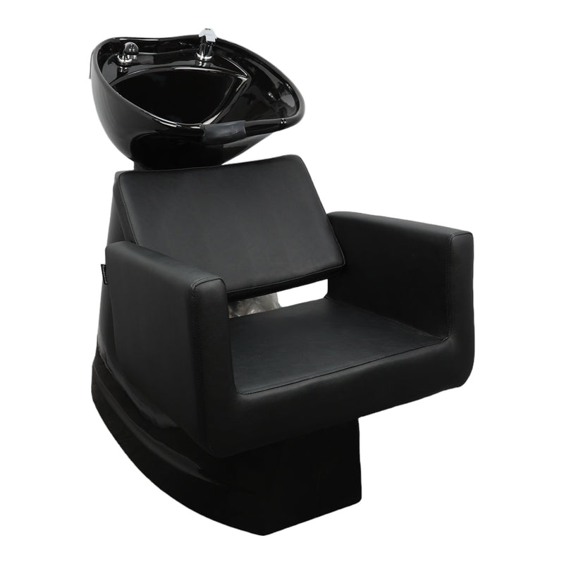Backwash Chair • Sleek Comfort Basin Adjustable Chair Black