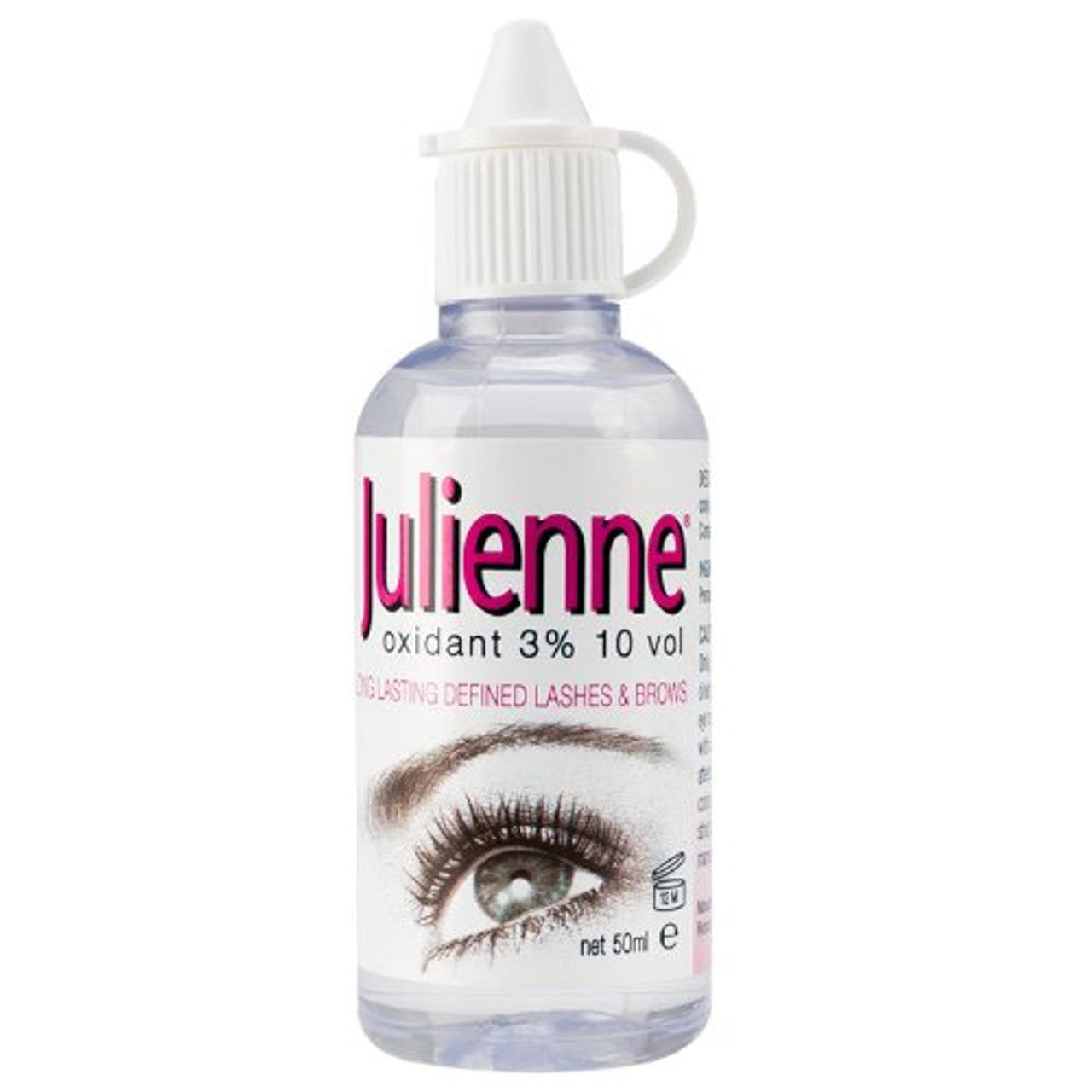 New Julienne Eyelash Eyebrow Tinting Kit Dye Mid Night Black 01 Brush Tint Dish Oxidant