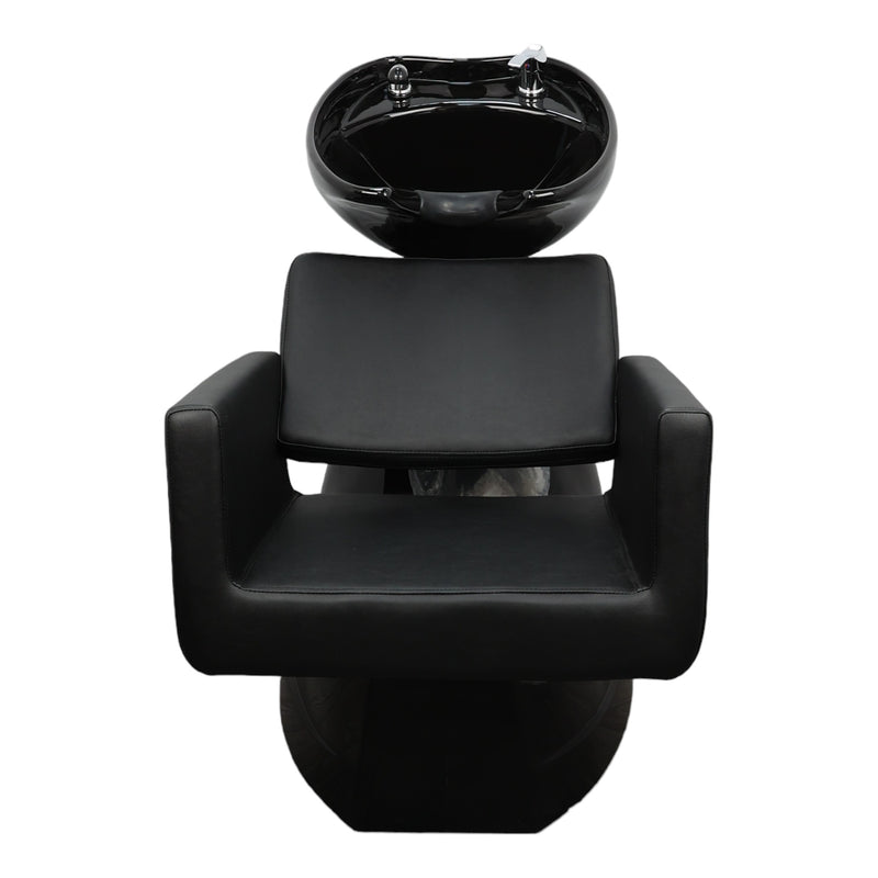 Backwash Chair • Sleek Comfort Basin Adjustable Chair Black