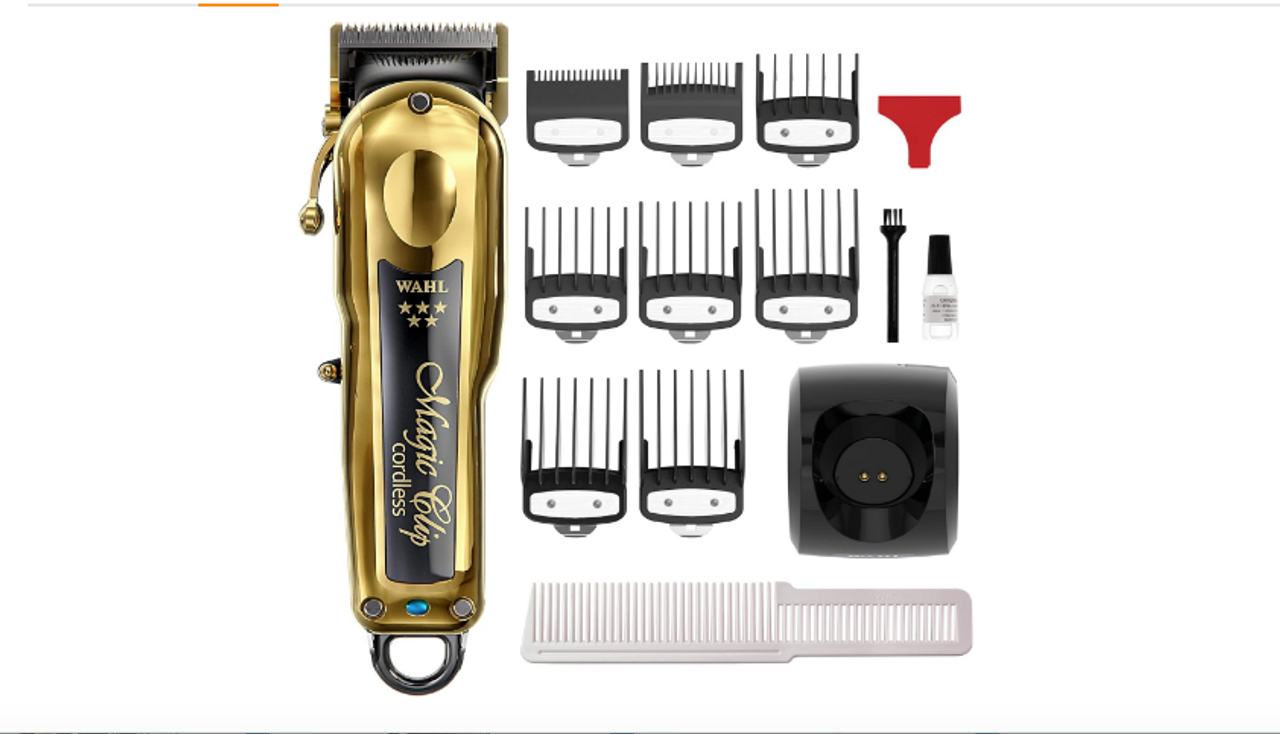 Wahl - 5 Star Magic Clip Clipper Gold Cordless- Next Day Delivery