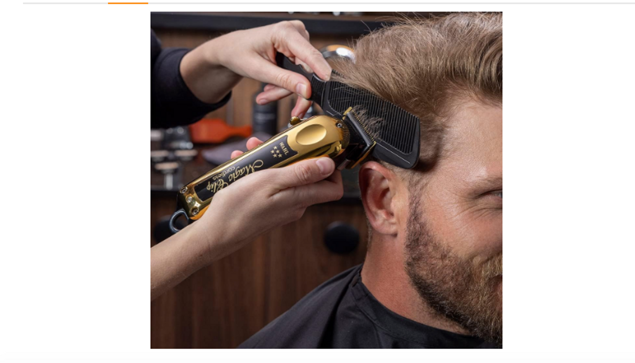 Wahl - 5 Star Magic Clip Clipper Gold Cordless- Next Day Delivery