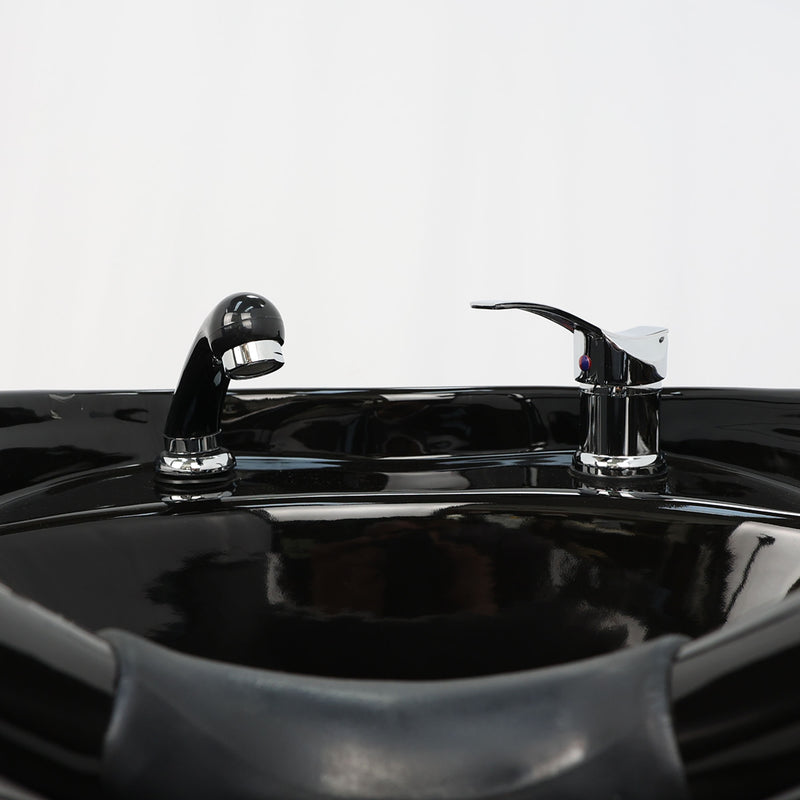 Backwash Chair • Sleek Comfort Basin Adjustable Chair Black
