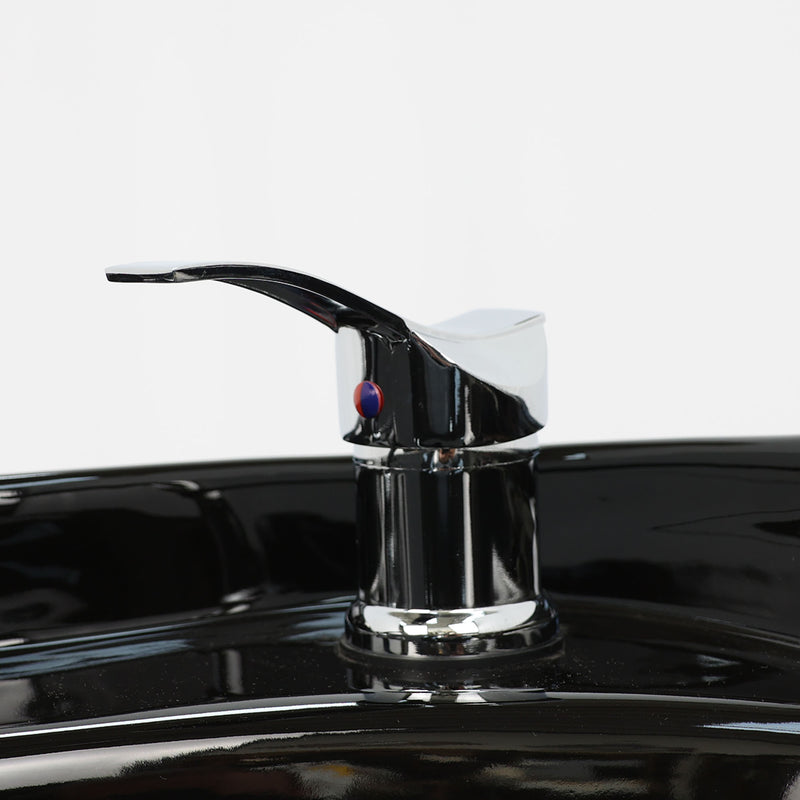Backwash Chair • Sleek Comfort Basin Adjustable Chair Black