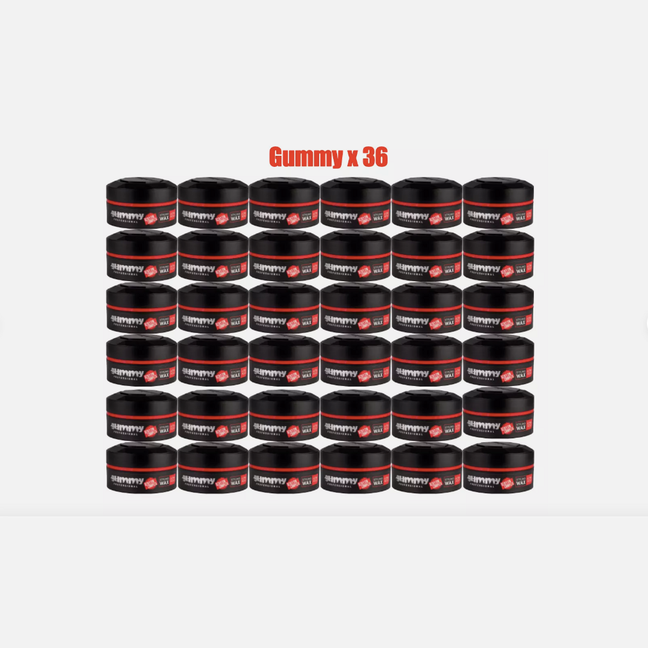 Gummy Ultra Hold Hair Wax Full Box 36PCS Professional Hair Styling Gel Fonex