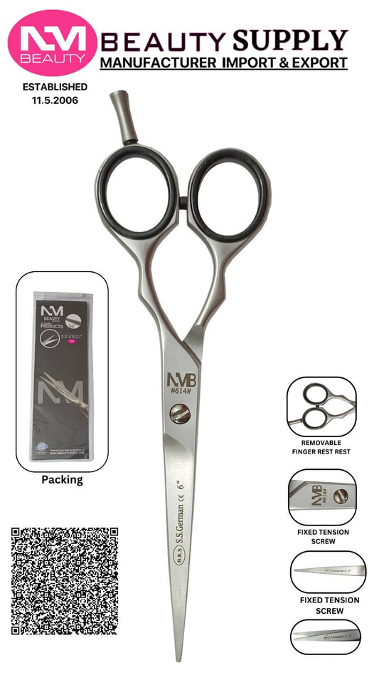 Professional jaguar Baber Scissor 6". Sand- Next Day Delivery (1 year warranty)