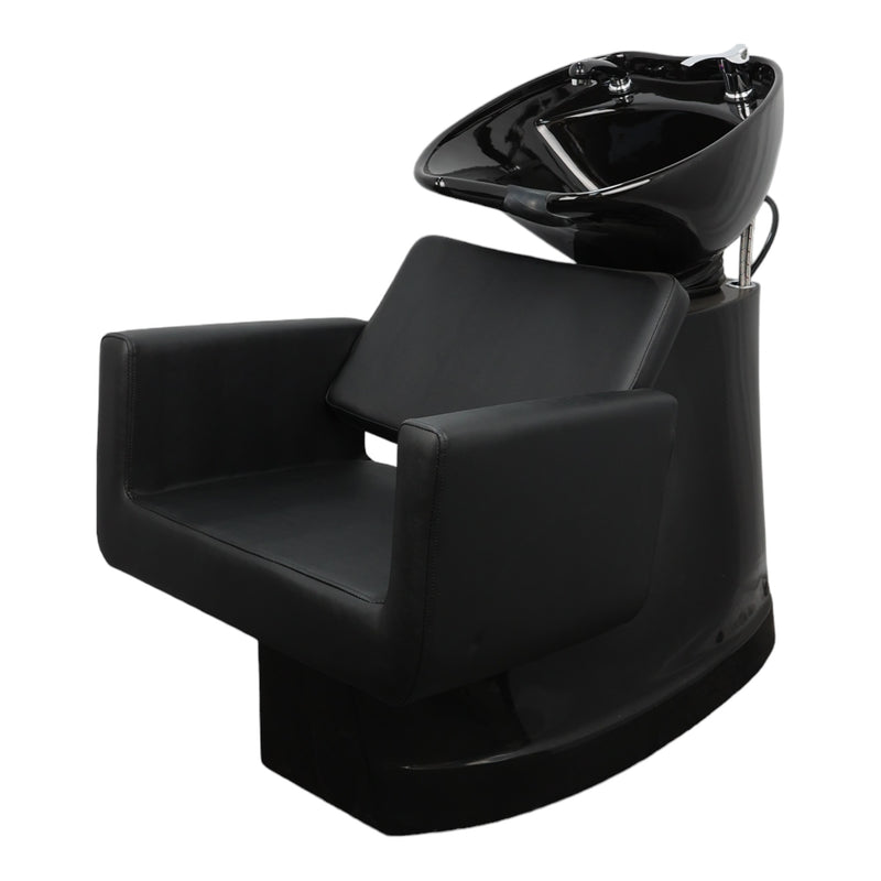Backwash Chair • Sleek Comfort Basin Adjustable Chair Black
