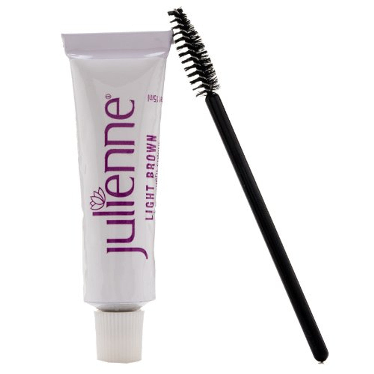 New Julienne Eyelash Eyebrow Tinting Kit Dye Light Brown 04 Brush Tint Dish Oxidant