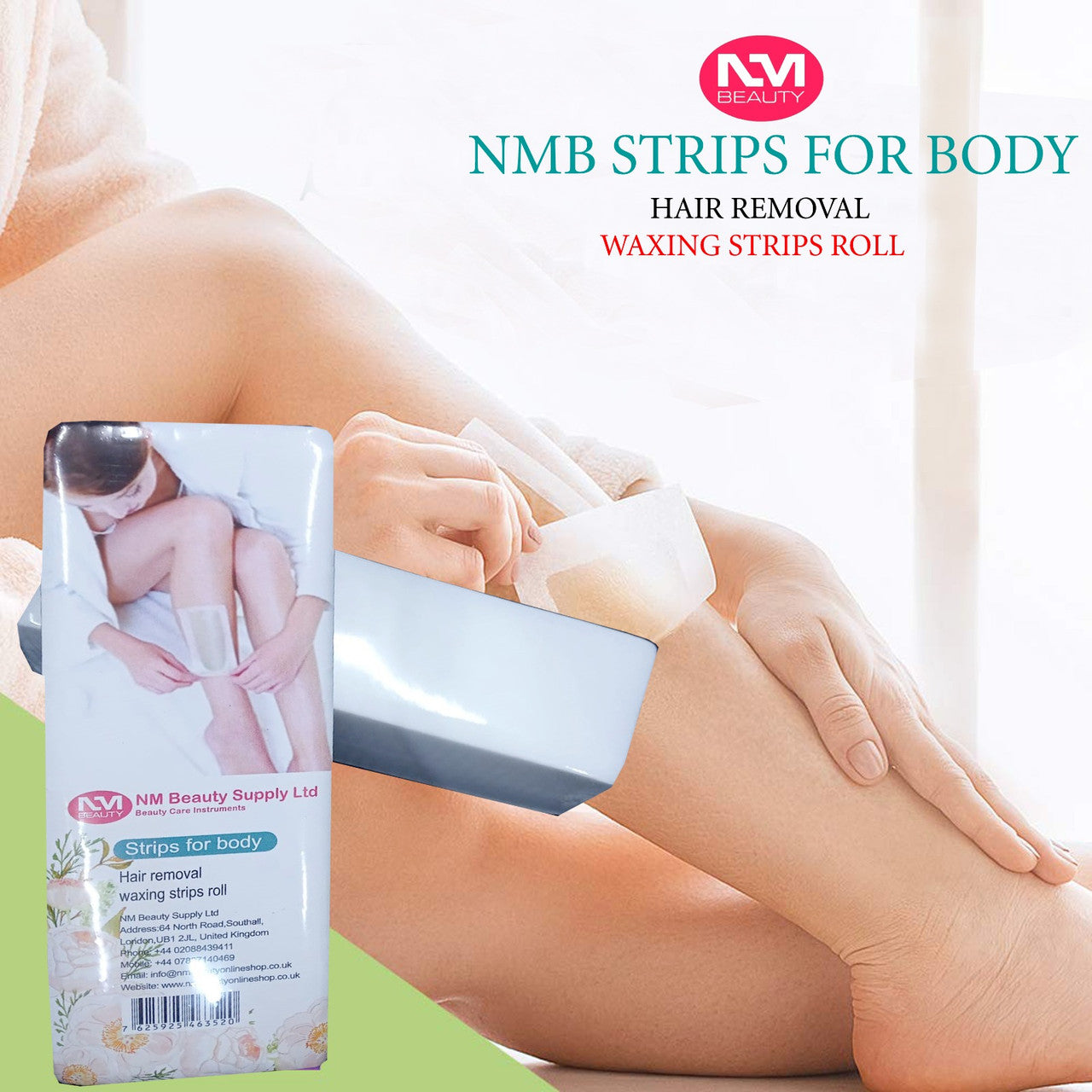 NMB WAX STRIPS ( 5000 PCS = 50 PACKET ) 7500 g- Next Day Delivery