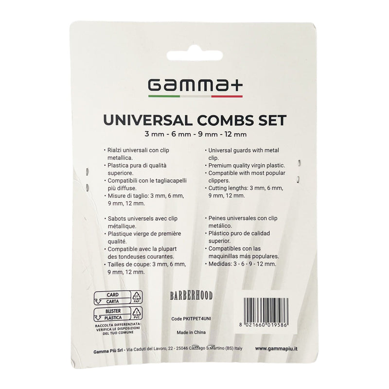 Gamma* - Universal Combs Guards Set 4pcs