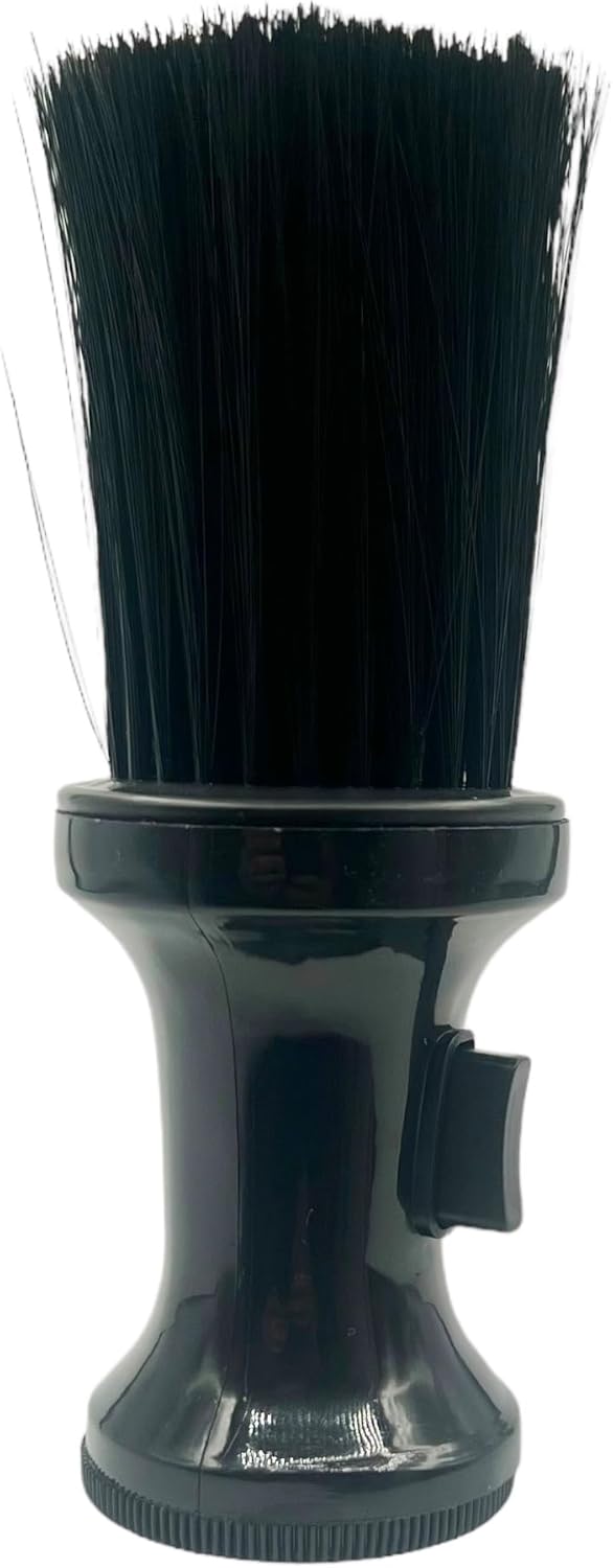 Talcum Powder Brush for Barber,Neck Duster Brush - Extra Soft Cleaning Brush - Professional Neck Brush for Barbers and Stylists, Cleaning Your Neck,Barber,Salon, Hairdressing (Black) B