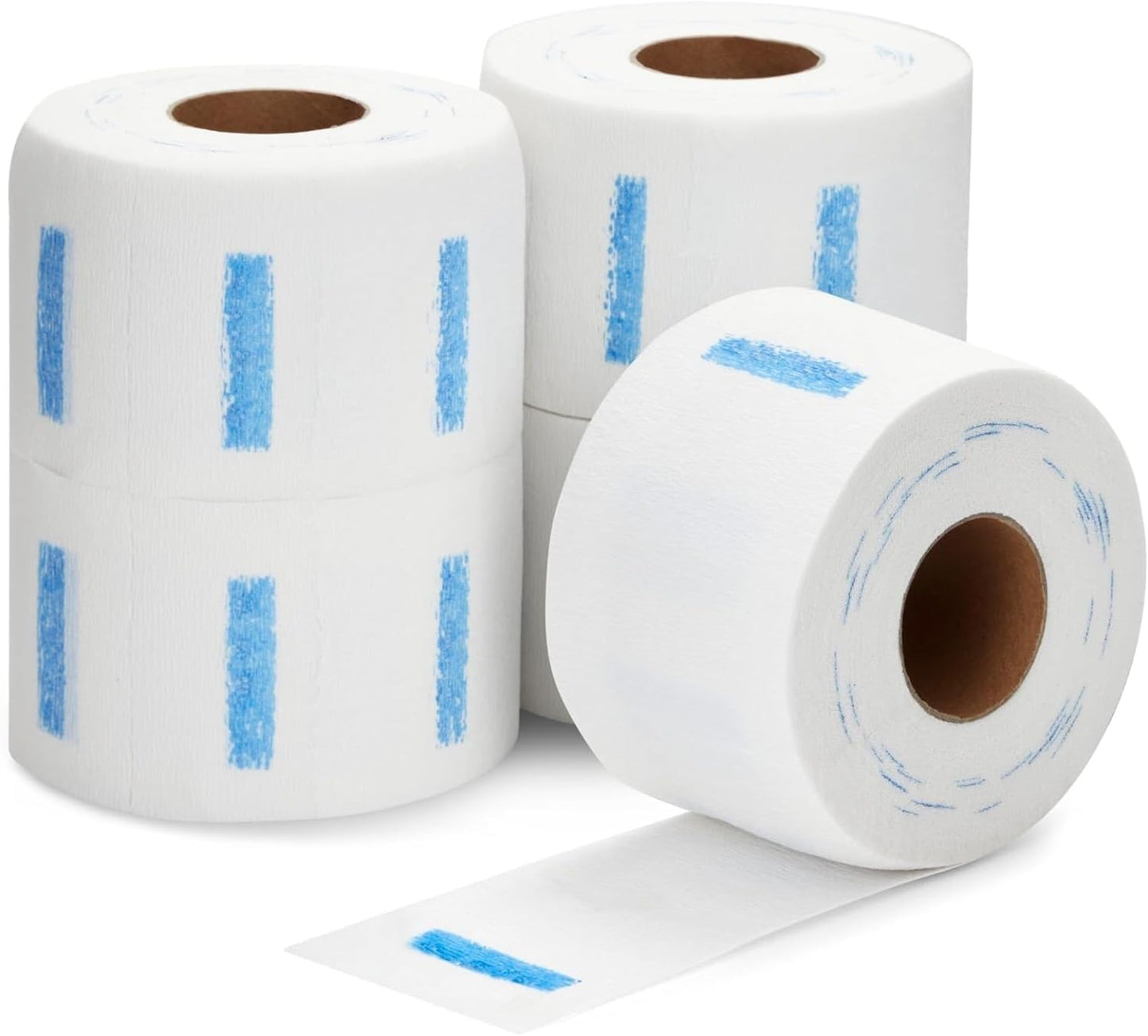 Neck Strips Tape for hairdressers Disposable. Soft/strong/wide/water resistant stretching tape, strong adhesive at the endings. Best for barbers and hairdressers (5 Rolls) by Nm beauty