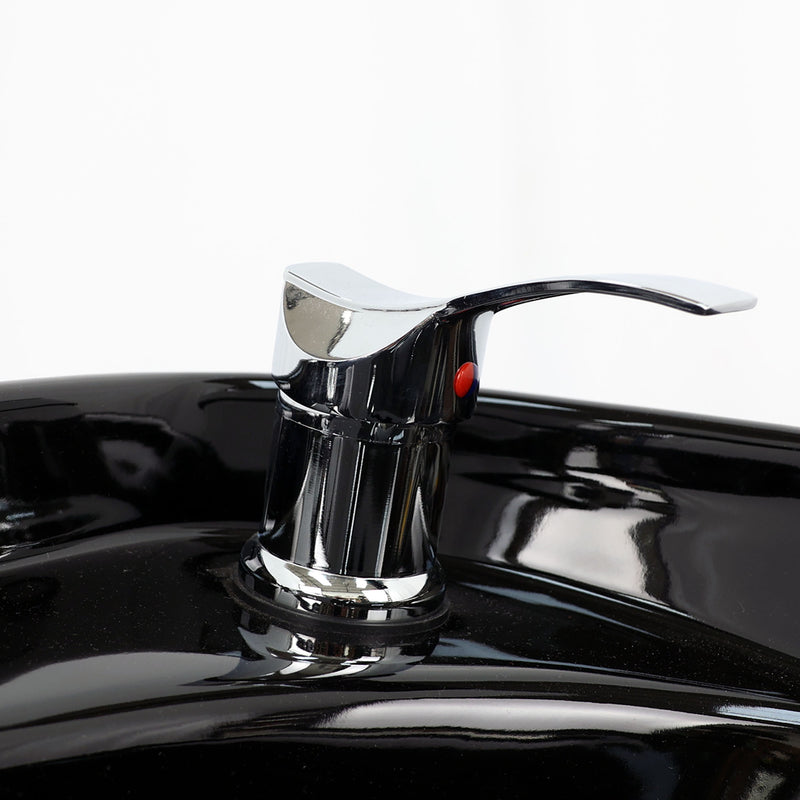 Backwash Chair • Ergonomic Luxury Basin Adjustable Chair Black