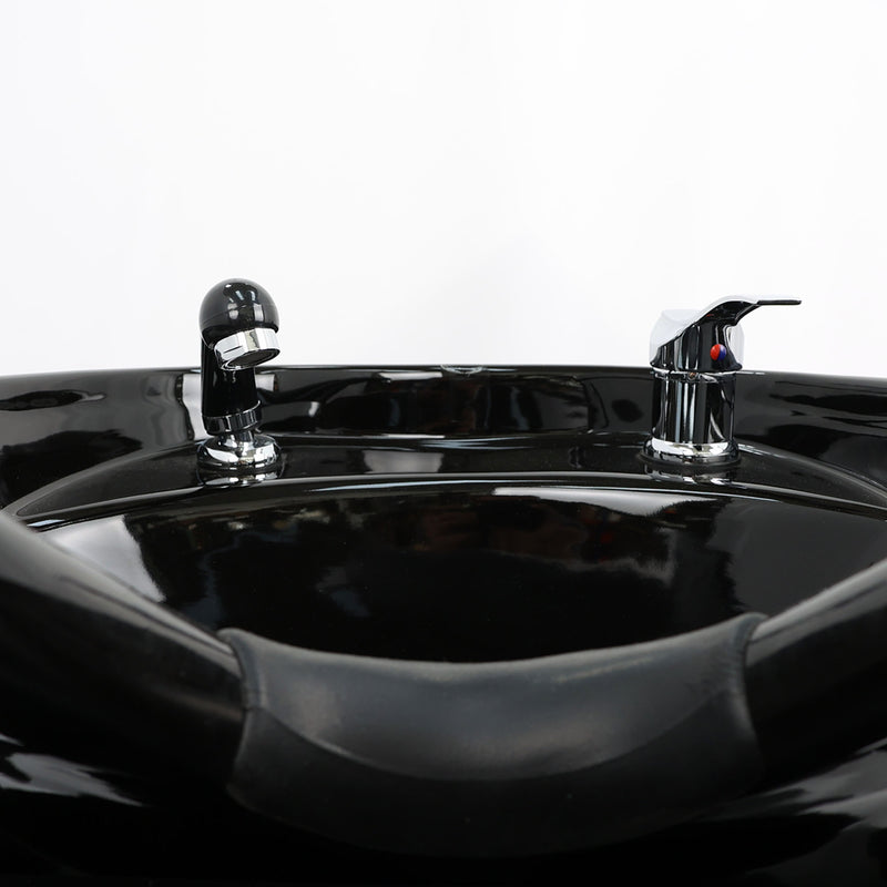 Backwash Chair • Ergonomic Luxury Basin Adjustable Chair Black