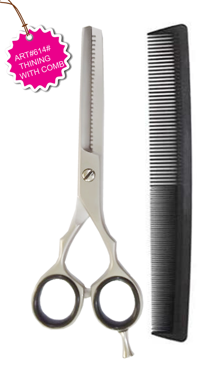 NMB Professional Hair Thinning Scissors 6" 6.5 Inch Jaguar Pattern