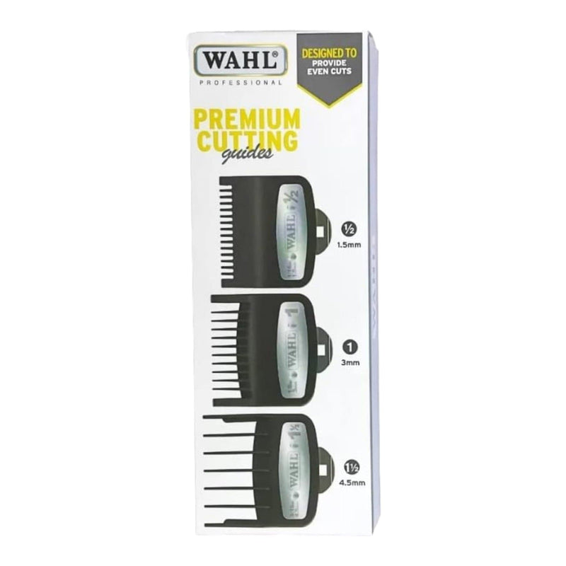 Wahl • Premium Cutting Guides Clipper Combs Guards (Set Of 3) 3354- 5001