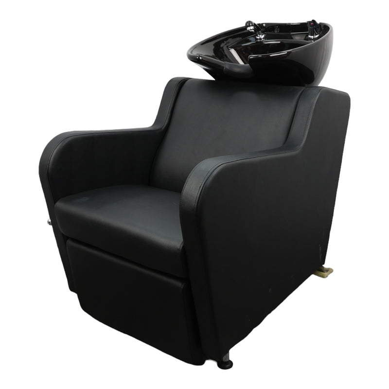 Backwash Chair • Ergonomic Luxury Basin Adjustable Chair Black
