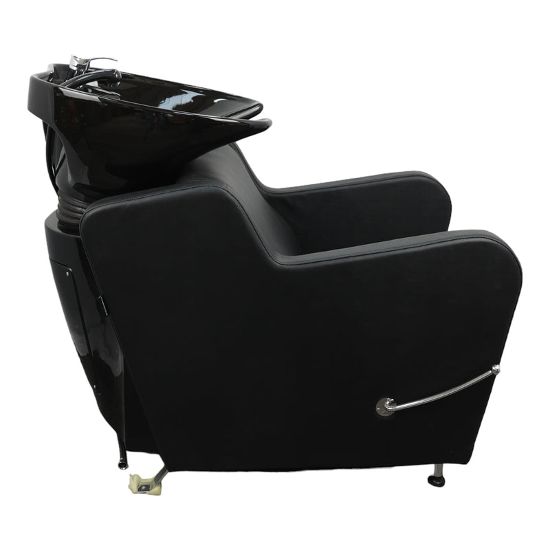 Backwash Chair • Ergonomic Luxury Basin Adjustable Chair Black