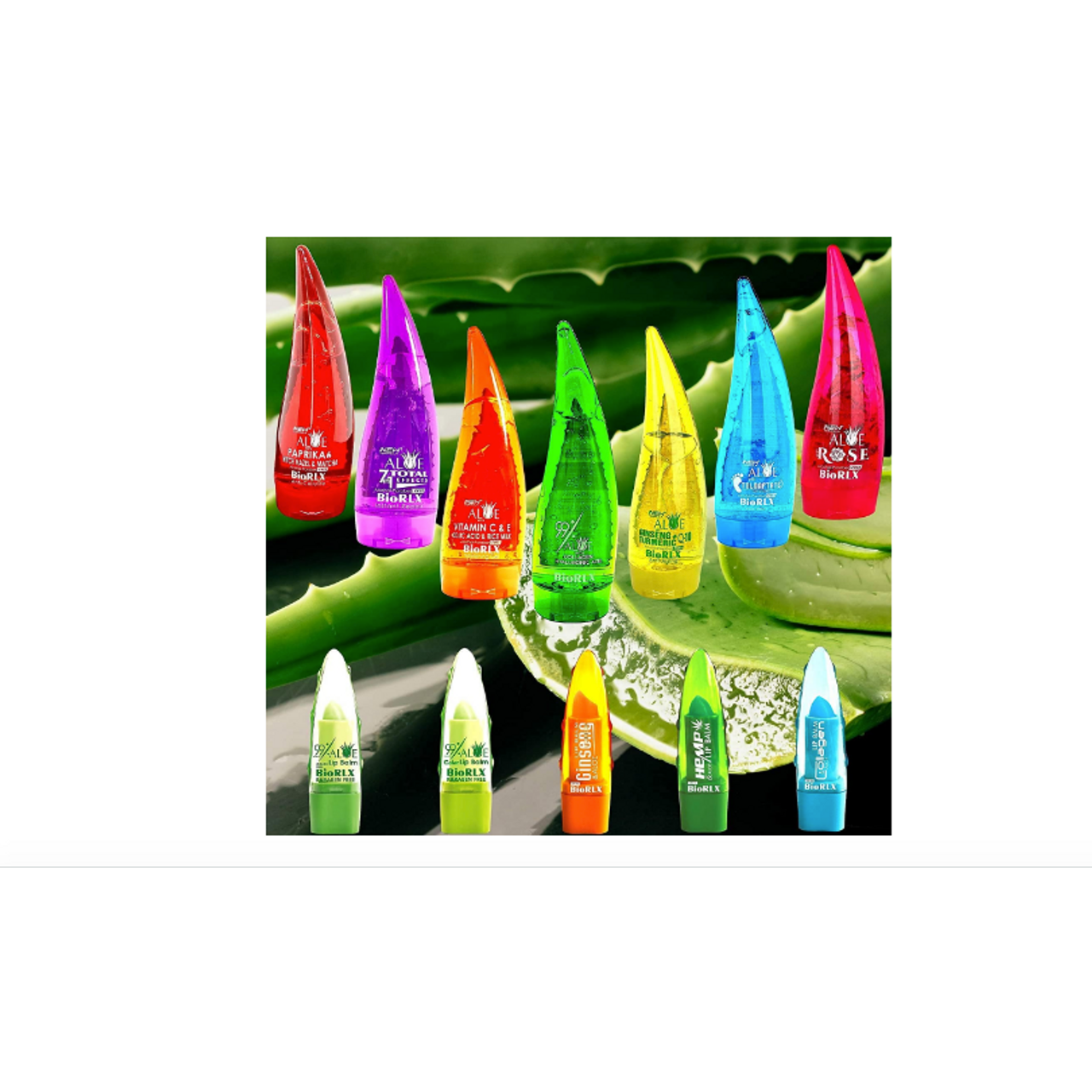 99% Purity Aloe Vera Gel with Collagen and Hyarulonic Acid for Face, Body and Hair 250 ml