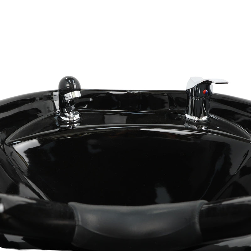 Backwash Chair • Ergonomic Luxury Basin Adjustable Chair Black