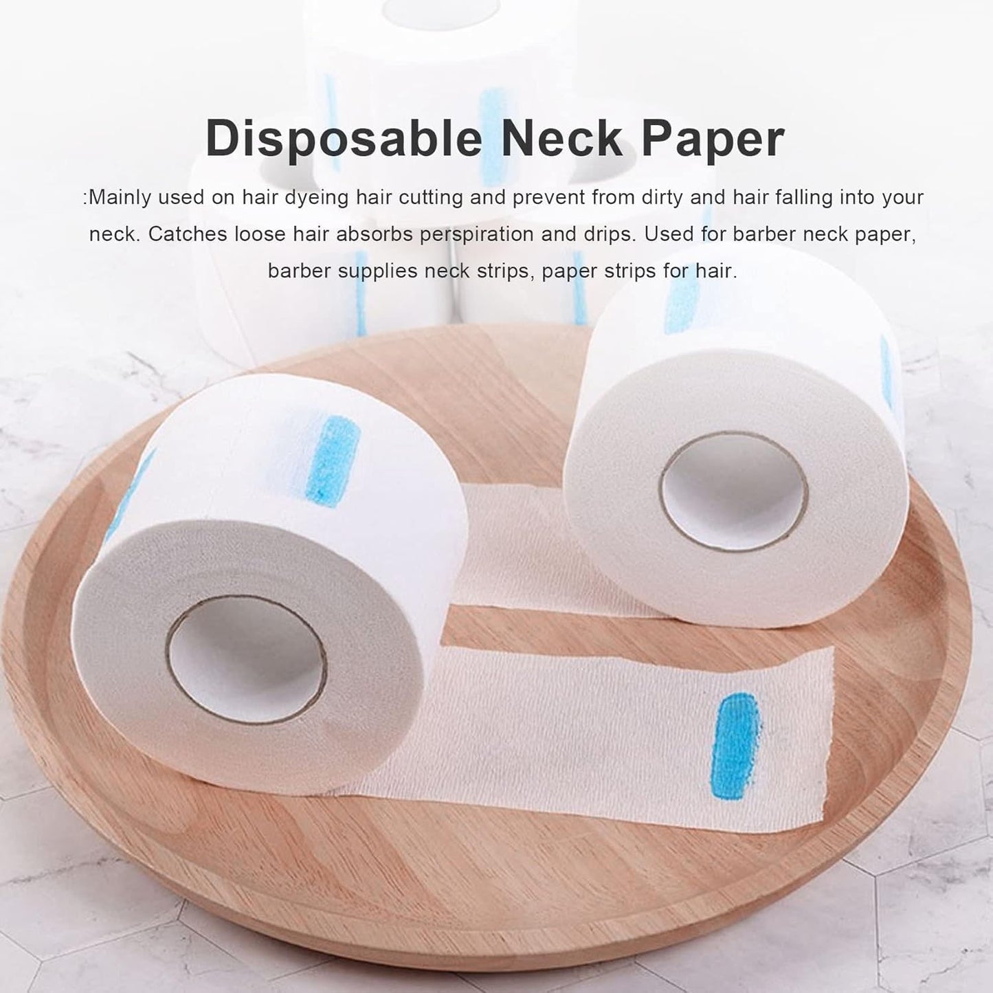 NMB Neck Paper Hairdressing Neck Rolls | Barber Neck Roll 20 PCS FULL BOX