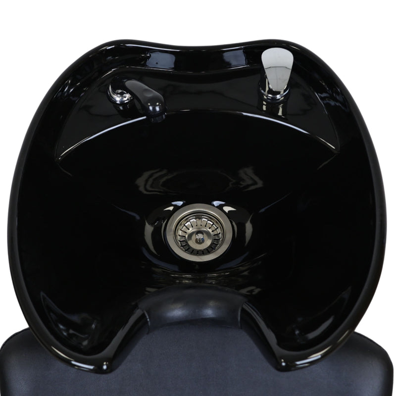 Backwash Chair - Premium Contour Basin Adjustable Chair Black
