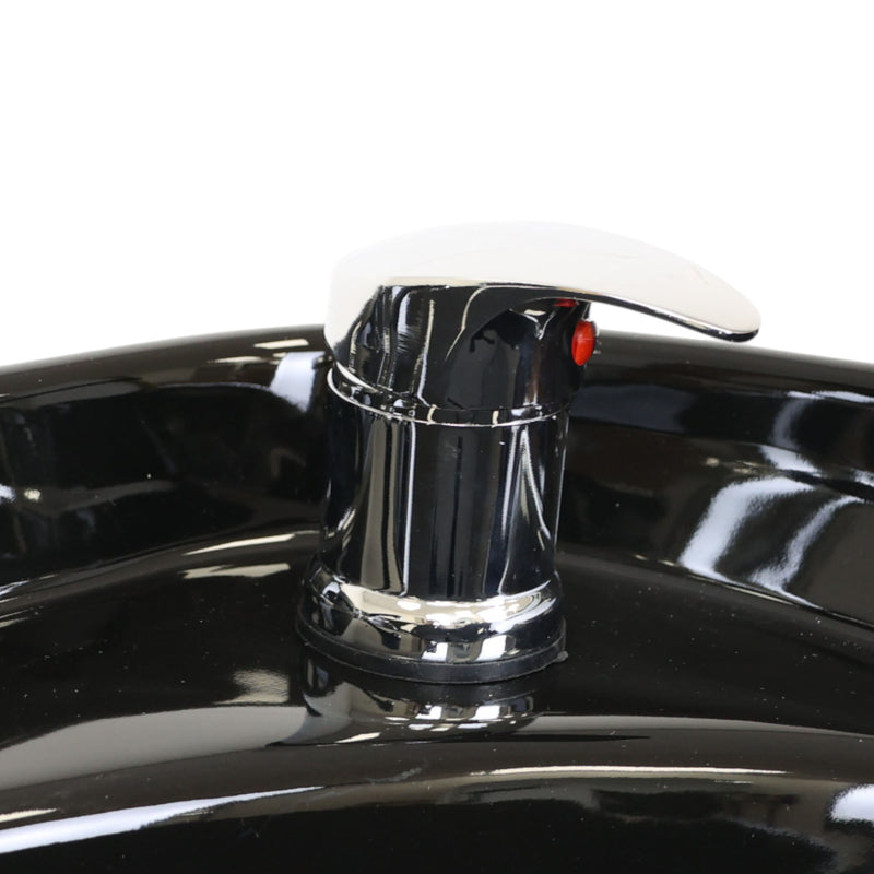 Backwash Chair - Premium Contour Basin Adjustable Chair Black