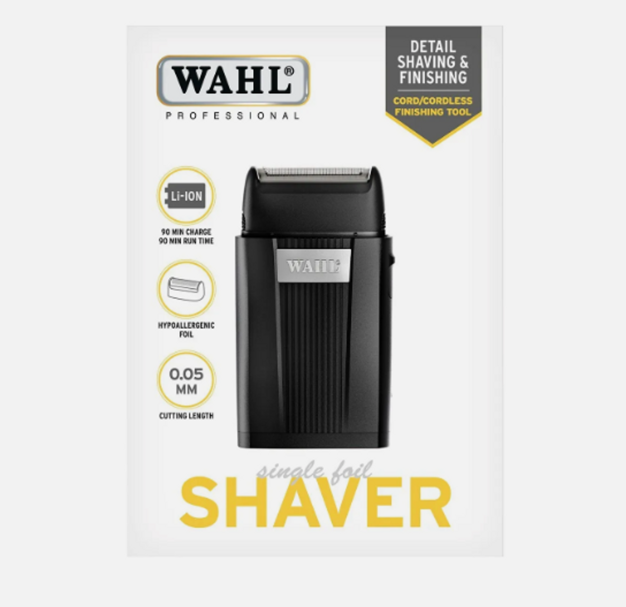 Wahl Professional Corded / Cordless Lithium-ion Single Foil Shaver 3616-1021- Next Day Delivery