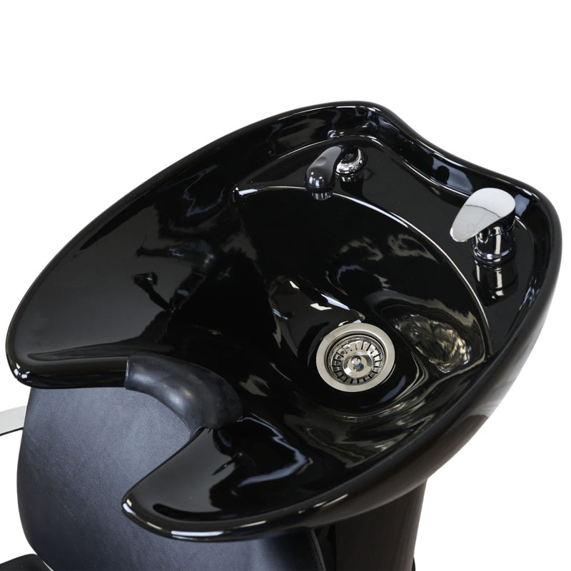 Backwash Chair - Premium Contour Basin Adjustable Chair Black