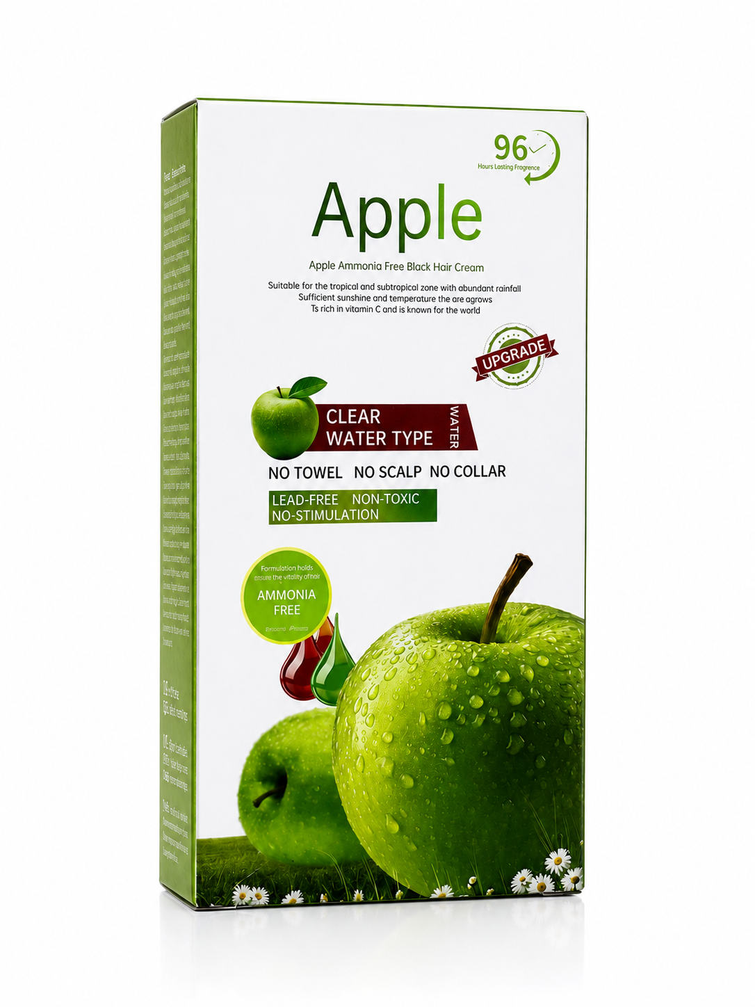Apple Healthy Hair Dye Shampoo, COFFEE Permanent Colour, Coverage, Ammonia-Free, for Men and Women (COFFEE COLOUR))