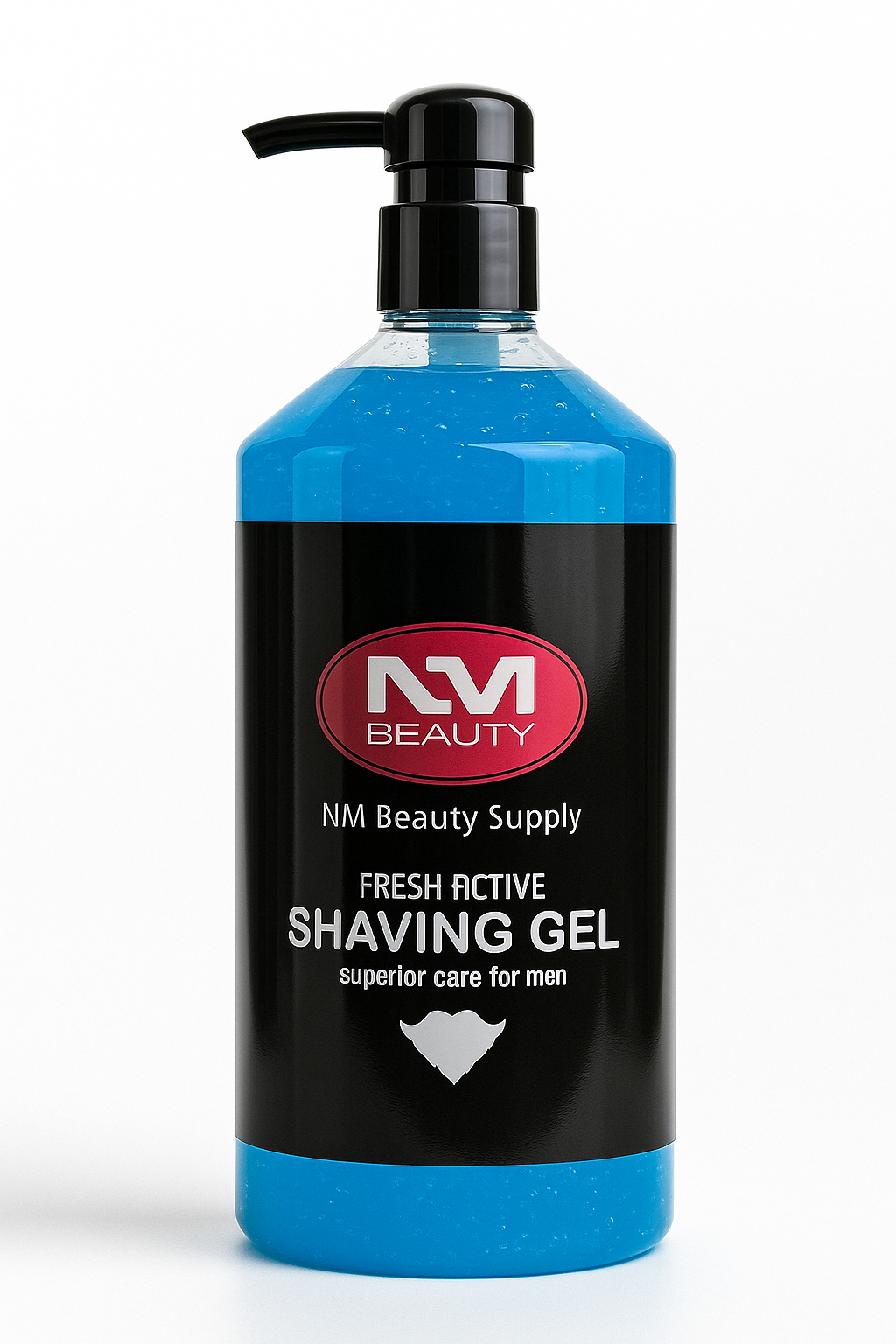 NMB Fresh Active Shaving Gel 1000ml, Superior Care For Men, Ultra Sensitive
