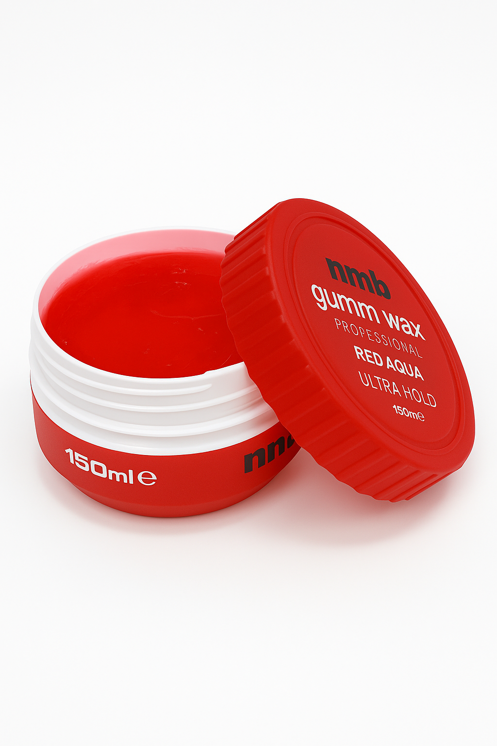 GUMM-Hair Styling Wax Red 150 ml | Edge Control | Hair Gel Wax | Ultra Hold | Strawberry Scent | Men & Women Hair Wax | Maximum Control By Nm Beauty