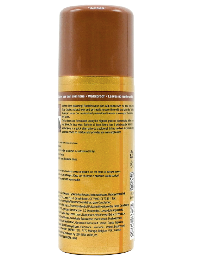 EBIN Tinted Lace Spray (80ml, Medium Dark Brown)