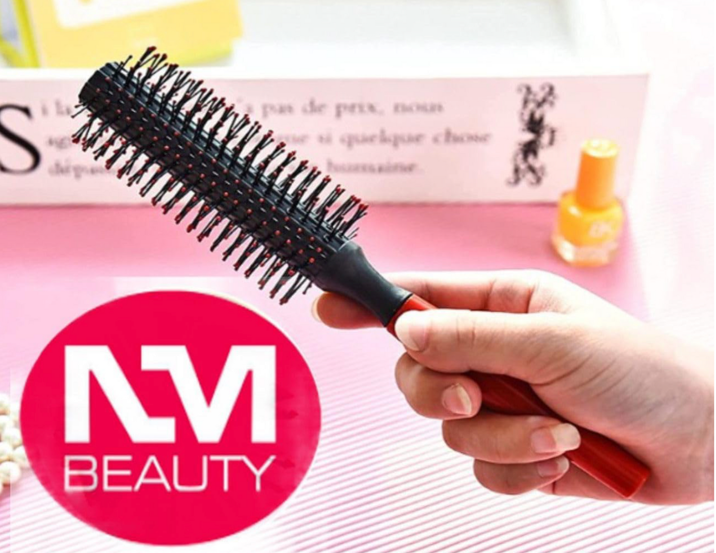 NM Beauty Professional Anti-Static Hair Brush, Curl and Dry Roll Brush