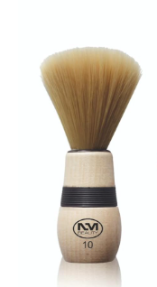 NMB Professional Wooden Beard Brush - 100 Percent Boar Bristles in Dark Wood Body - Perfect for Beard , Brown