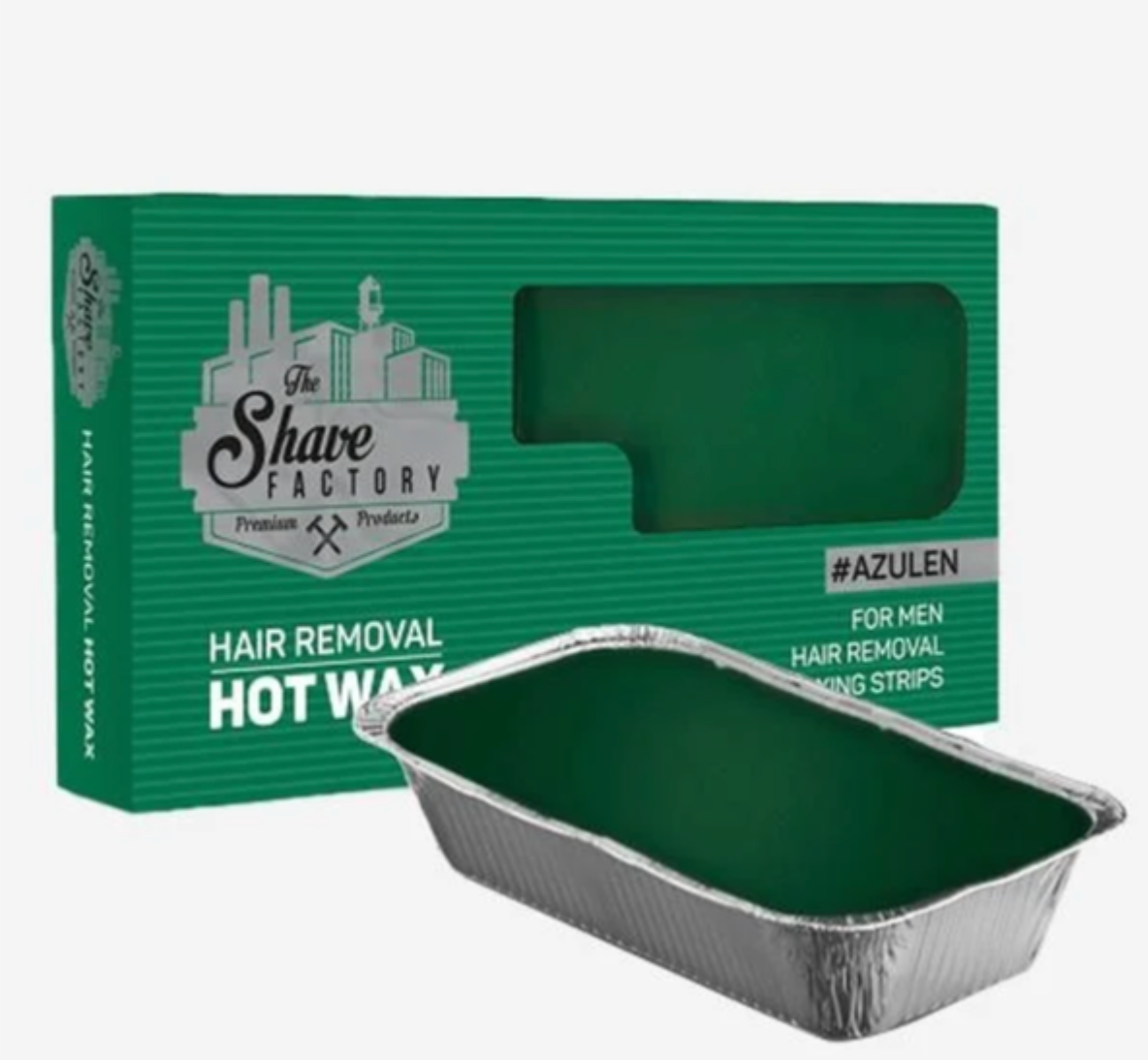 The Shave Factory Hair Removal Hot Wax Azulen 500g
