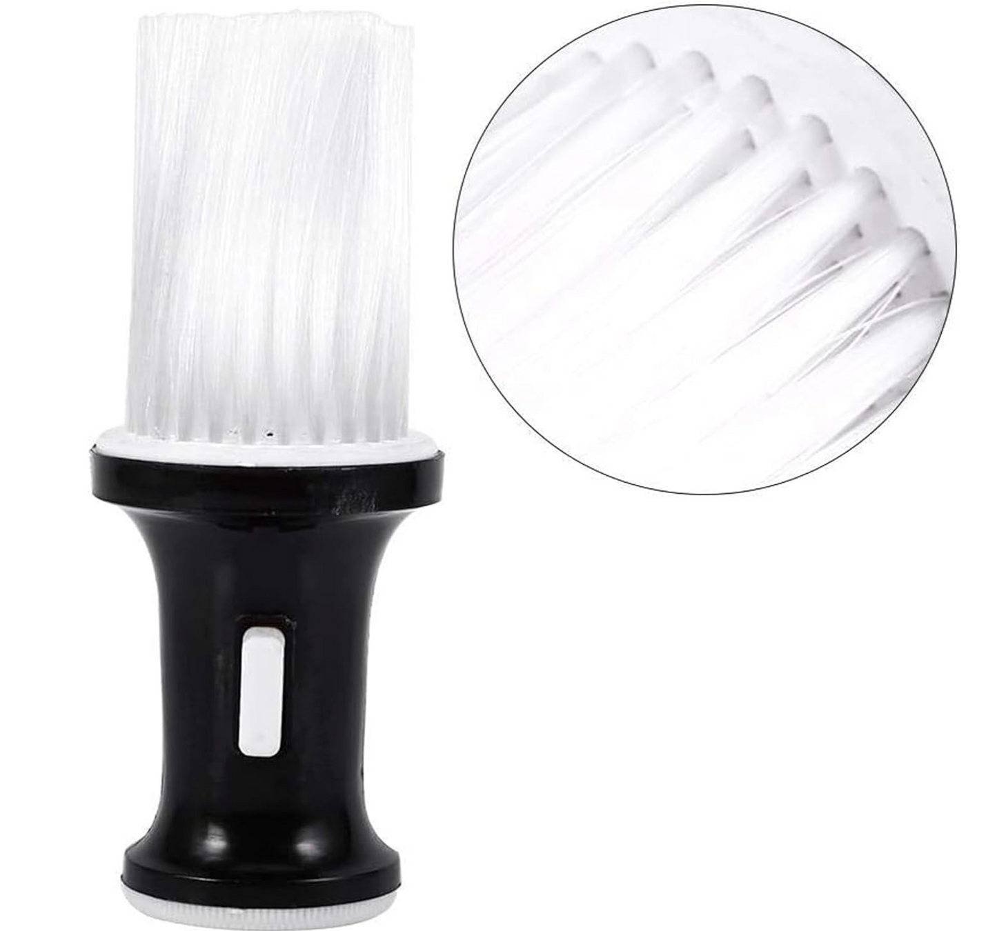Talcum Powder Brush for Barber,Neck Duster Brush - Extra Soft Cleaning Brush - Professional Neck Brush for Barbers and Stylists, Cleaning Your Neck,Barber,Salon, Hairdressing (Black) B