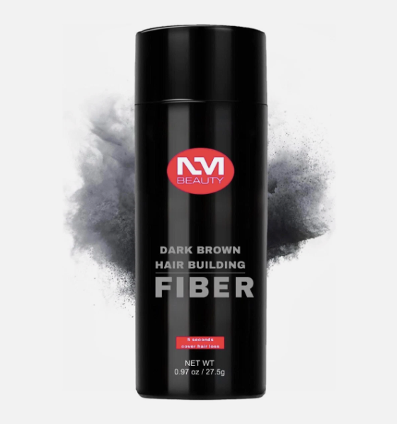 Hair Building Fibers, Hair Powder Spray, Hair Loss Concealer Fiber Black/ Dark Brown