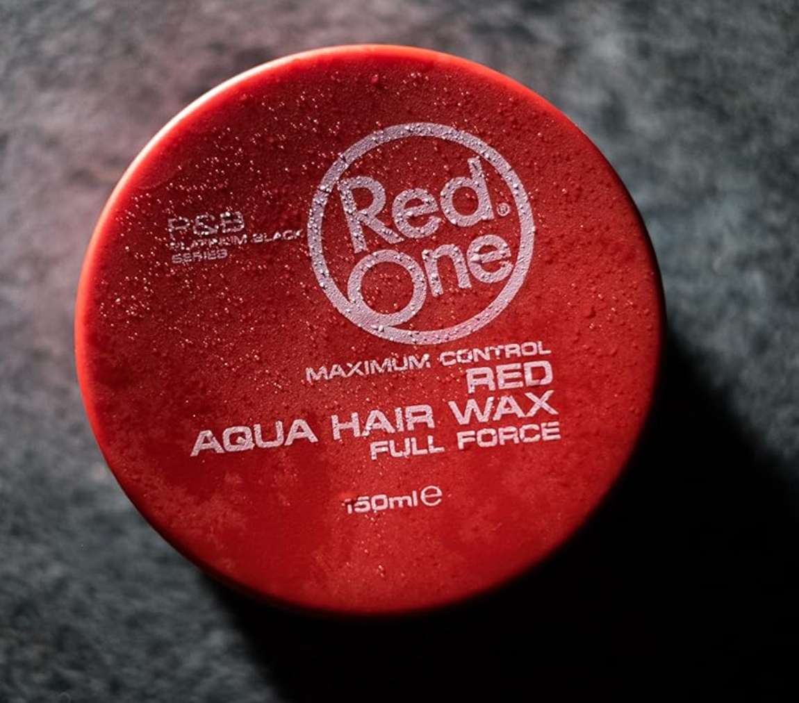 RedOne Hair Styling Wax Red 150 ml | Edge Control | Hair Gel Wax | Ultra Hold | Strawberry Scent | Men & Women Hair Wax | Maximum Control